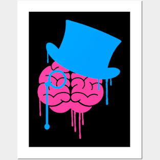 Brain Top Posters and Art